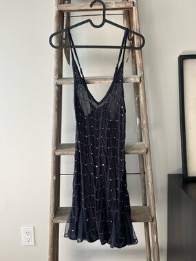 FREE PEOPLE | Beaded Slip Dress